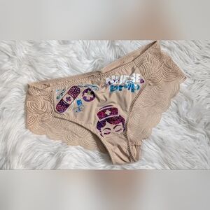 Nurse Drip Design Laced Panties Underwear XL